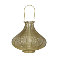 DecMode Gold Outdoor Hanging Lantern EasyOptionXY LLC
