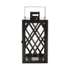 Farnsworth Stainless Steel Outdoor 14" Lantern, Black EasyOptionXY LLC