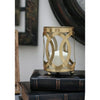 DecMode Gold Metal Pillar Hurricane Lamp EasyOptionXY LLC