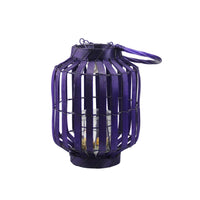 20" Tropicalia Deep Purple Cabana Tiki Bar Votive Candle Holder Lantern EasyOptionXY LLC