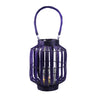 20" Tropicalia Deep Purple Cabana Tiki Bar Votive Candle Holder Lantern EasyOptionXY LLC