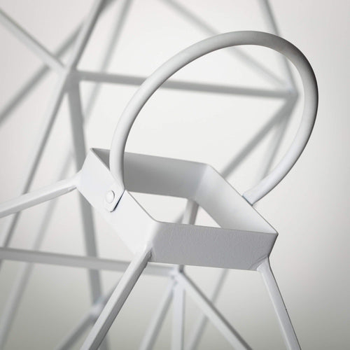 Sullivans 26.75" & 22.25" Modern White Metal Lantern Set of 2 EasyOptionXY LLC