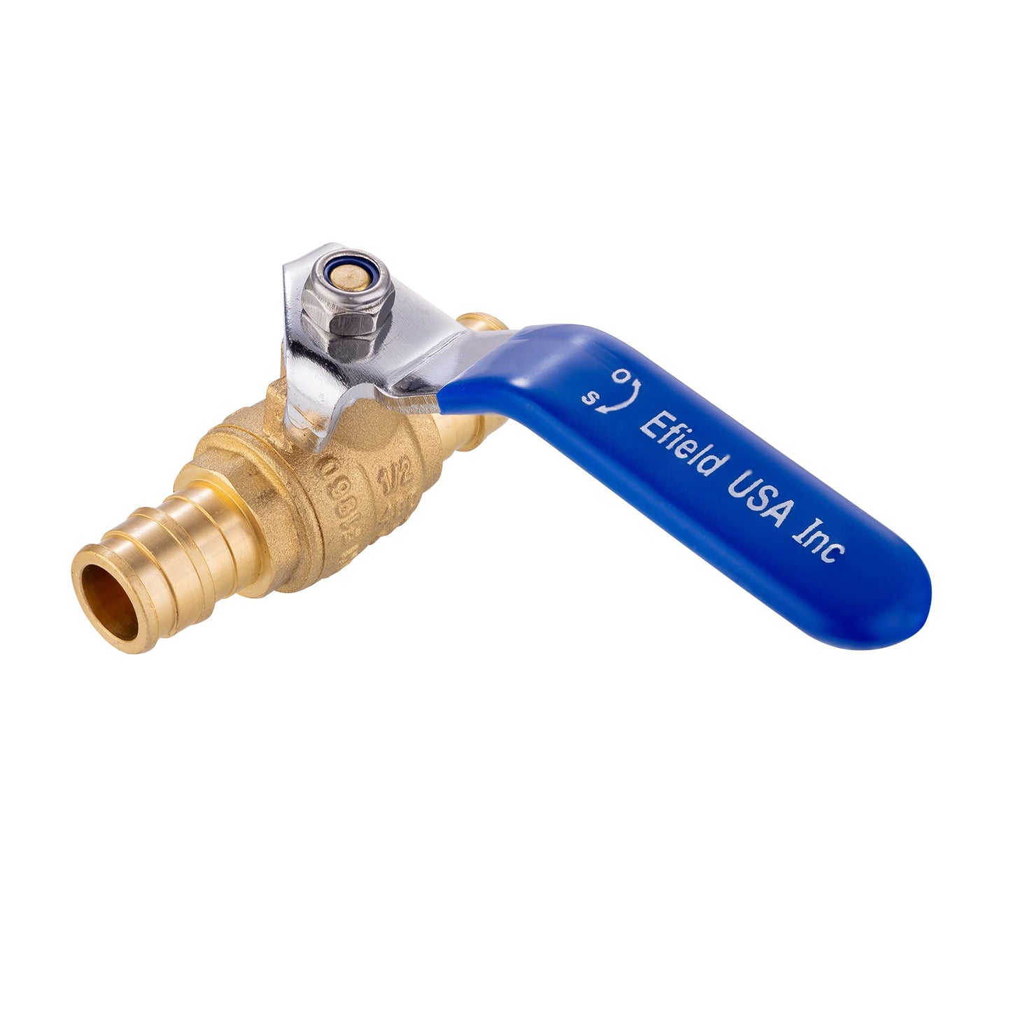 10 Pcs 1/2" PEX Expansion Ball Valve, Blue (Lead Free) Plumbingsell