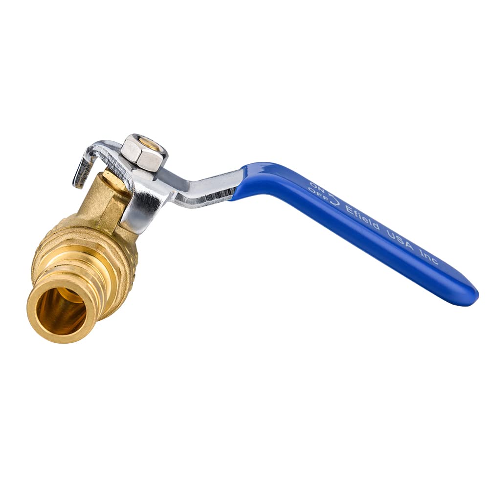 10 Pcs 1/2" PEX Expansion Ball Valve, Blue (Lead Free) Plumbingsell