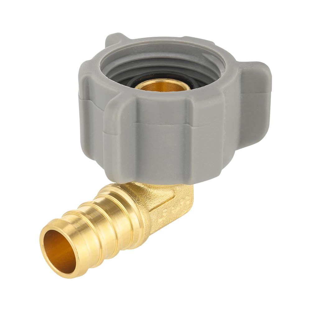 PEX-B Crimp 1/2" PEX X 7/8" Female NPT Swivel Elbow (Lead Free)