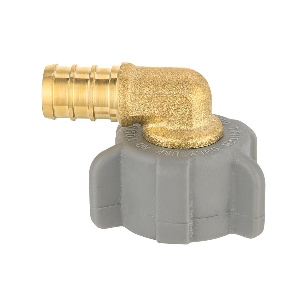 30 Pcs PEX-B Crimp 1/2" PEX X 7/8" Female NPT Swivel Elbow (Lead Free)
