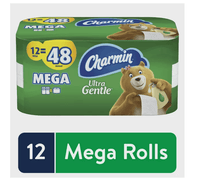 Charmin Ultra Gentle Toilet Paper, 12 Mega Rolls EasyOptionXY LLC