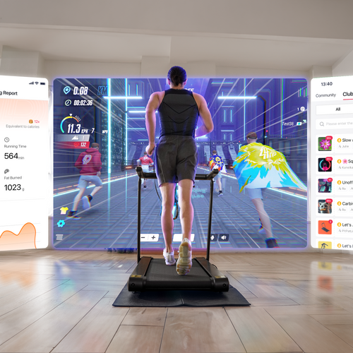 DeerRun X20 Treadmill with 15% Auto Incline Full Running Deck Treadmill | 400 lbs, 11.3 mph