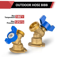 1/2" FIP x 3/4" MHT Outlet, 1/4 Turn Sillcock Plumbingsell