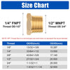 3/8" M x 1/2" F NPT Connector