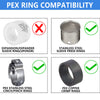 PEX-B Crimp 1/2" PEX x 1/2" Female NPT Brass Swivel Adapter (Lead Free) Plumbingsell
