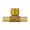 PEX-B Crimp Male Tee 3/4" PEX x 3/4" PEX x 1/2" Male Tee (Lead Free) Plumbingsell