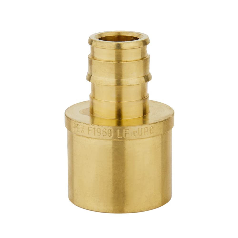 30 Pcs PEX A Full Flow Expansion 1/2" PEX x 3/4" Female Sweat F1960 Adapter Wholesale