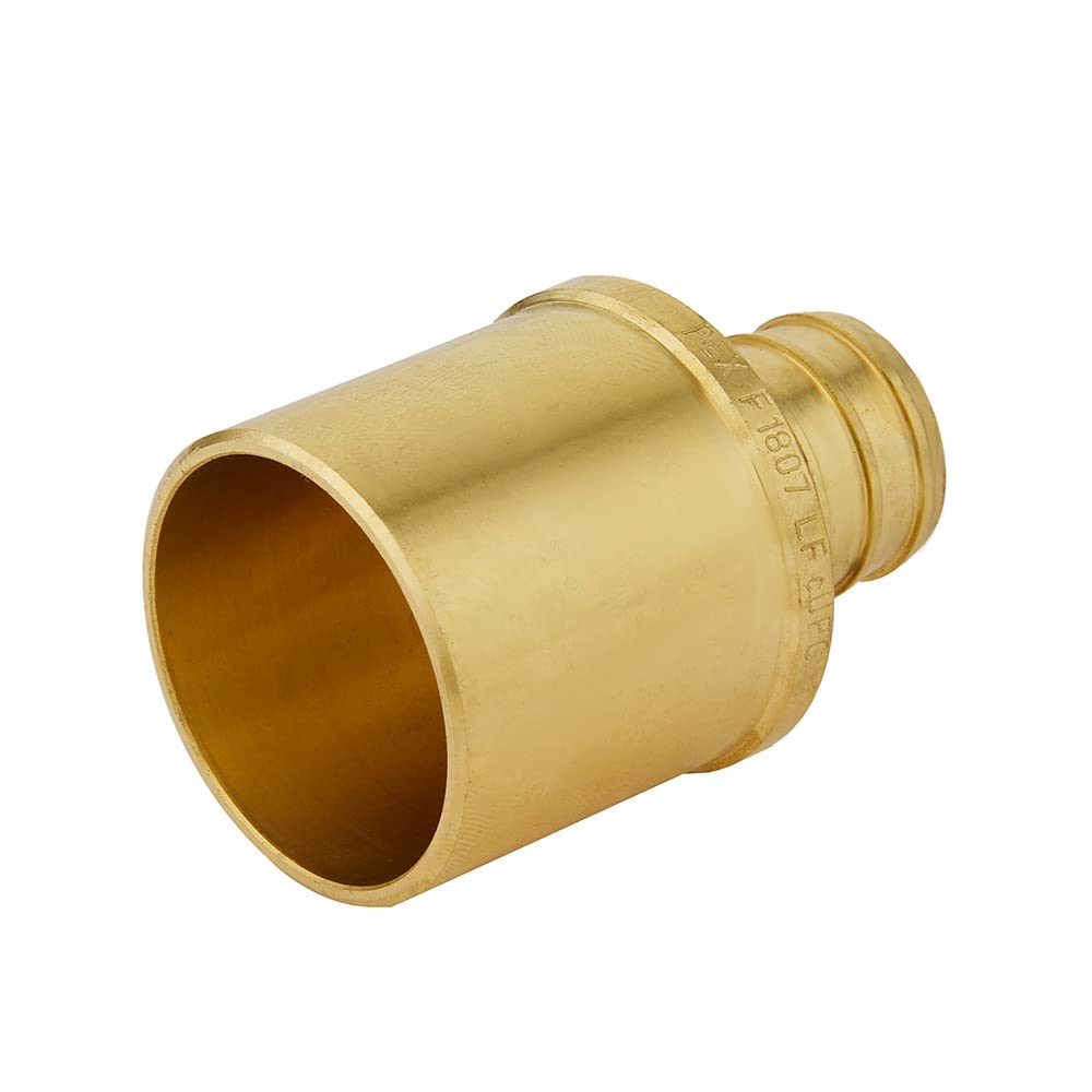 30 Pcs PEX A Full Flow Expansion 1/2" PEX x 3/4" Female Sweat F1960 Adapter Wholesale