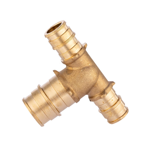 PEX A Expansion 1/2" x 1/2" x 3/4" PEX Expansion Reducing Tee (Lead Free) Plumbingsell