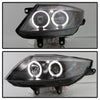 Spyder BMW Z4 03-08 Projector Headlights Xenon/HID Model Only - LED Halo Black PRO-YD-BMWZ403-HID-BK OffRoadUSA.com