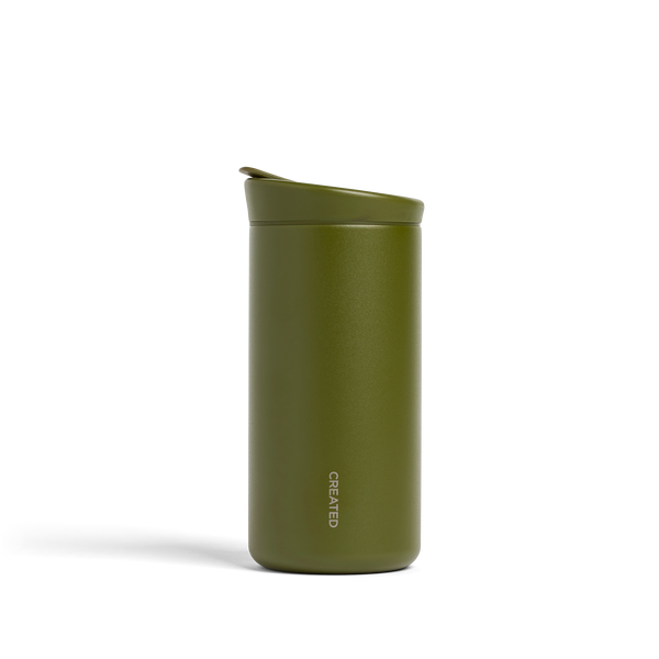 12oz Nomad Flip Tumbler - Moss Green Created Co.
