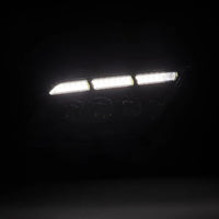 AlphaRex 13-14 Ford Mustang MK II NOVA-Series LED Projector Headlights Black OffRoadUSA.com