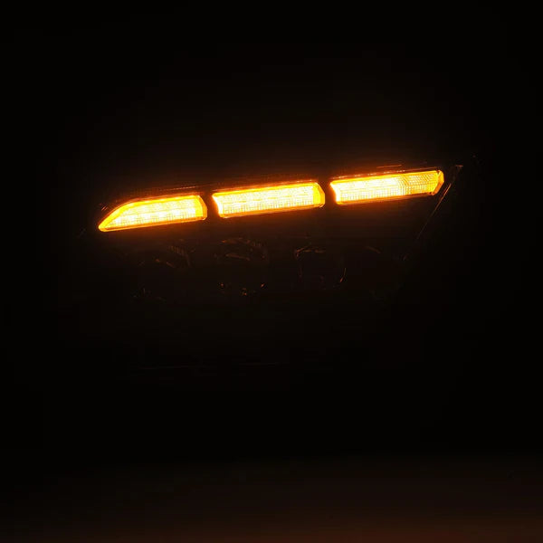 AlphaRex 13-14 Ford Mustang MK II NOVA-Series LED Projector Headlights Black
