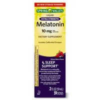 Spring Valley Liquid Melatonin Dietary Supplement; 10 mg; 2 fl oz EasyOptionXY LLC