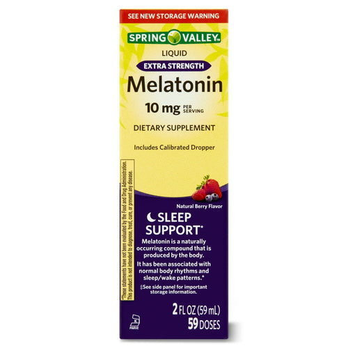 Spring Valley Liquid Melatonin Dietary Supplement; 10 mg; 2 fl oz EasyOptionXY LLC