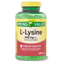 Spring Valley L-Lysine Dietary Supplement; 500 mg; 250 Count EasyOptionXY LLC