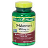 Spring Valley D-Mannose 500 mg Veg Capsules; 120 Count EasyOptionXY LLC