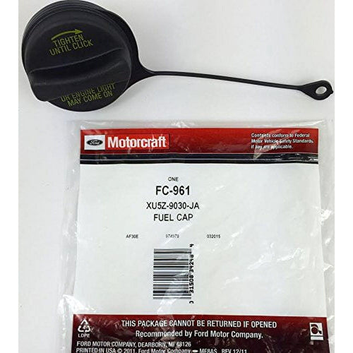 Motorcraft Fuel Tank Cap FC-961 Fits select: 2003 FORD F150, 1998-2003 FORD RANGER EasyOptionXY LLC
