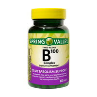 Spring Valley B-100 Complex Timed-Release Tablets Dietary Supplement; 60 Count EasyOptionXY LLC