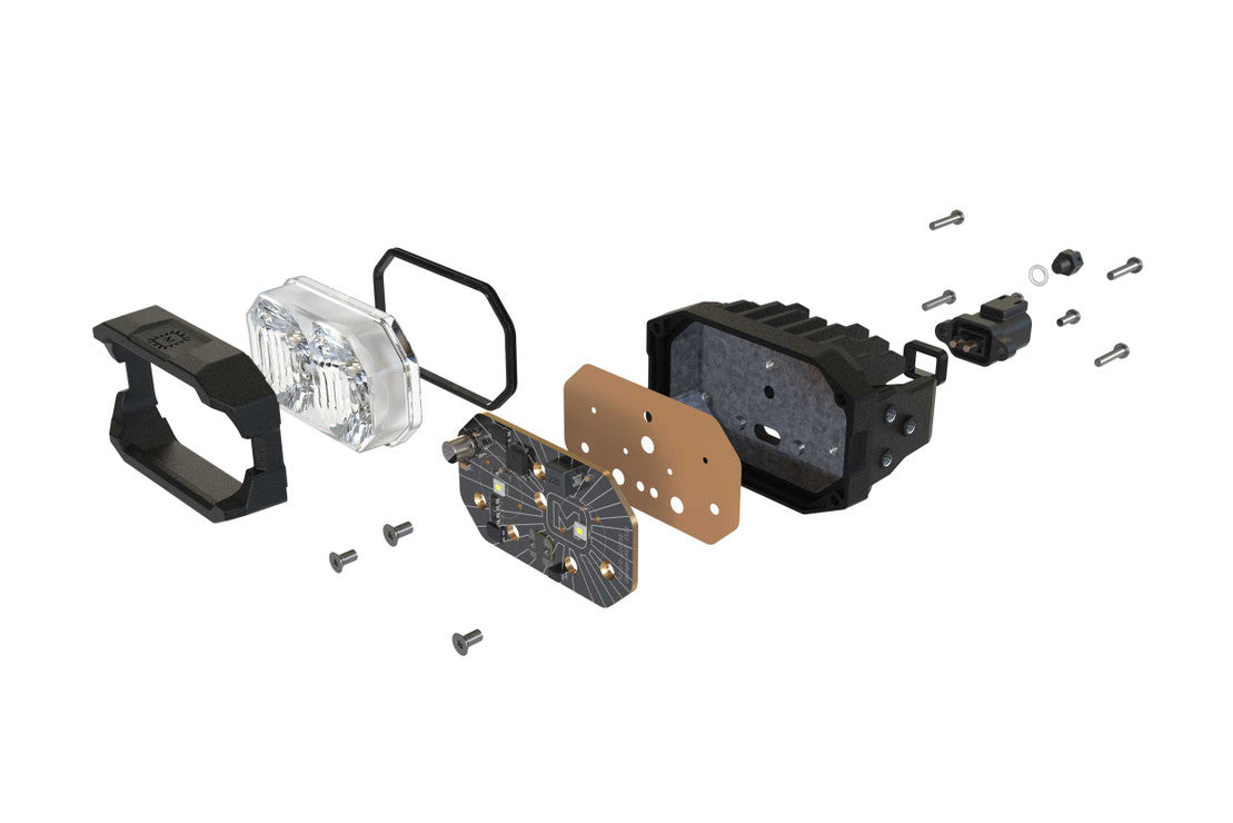 Morimoto 2Banger LED Ditch Light System: Ford Super Duty (23+)