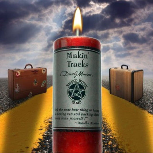 COVENTRY CREATIONS Wicked Witch Mojo Makin Tracks Candle by Dorothy Morrison EasyOptionXY LLC