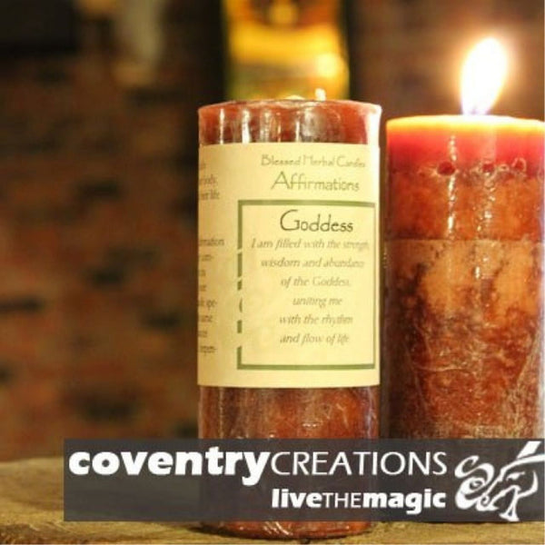 Coventry Creations Affirmation - goddess candle EasyOptionXY LLC