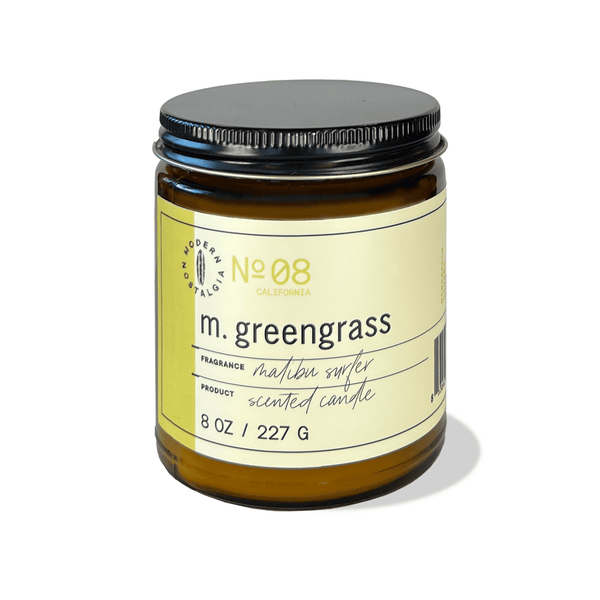 M. GREENGRASS 8 OZ JAR CANDLE - MALIBU SURFER EasyOptionXY LLC