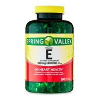 Spring Valley Vitamin E Dietary Supplement; 180 mg; 500 Count EasyOptionXY LLC
