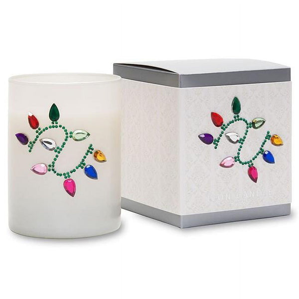 Primal Elements Icon Candle, Soy Wax, 9oz, Xmas Lights EasyOptionXY LLC