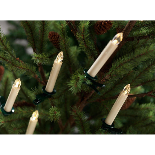 Tree Taper Candle (Set Of 12) W-Remote 5.5"H Plastic EasyOptionXY LLC
