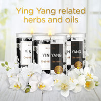 Magnificent 101 Set of 3 Long-Lasting Yin Yang Aromatherapy Candles10.5 Oz - 42-Hour Burn 100% Soy Wax, Herbs Ideal for Meditation, House Energy Cleansing & Manifestation EasyOptionXY LLC