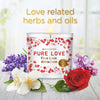 Magnificent 101 Long Lasting Pure Love Aromatherapy Candle with Florals & Oils14 Oz - 56 Hour Burn Time Soy Wax Candle for True Love Attraction, Purification & Manifestation EasyOptionXY LLC