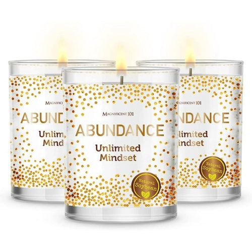 Magnificent 101 Abundance Set of 3 Candles EasyOptionXY LLC