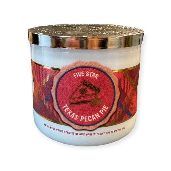 Five Star Texas Pecan Pie Bath & Body Works 3 Wick Candle 14.5oz EasyOptionXY LLC