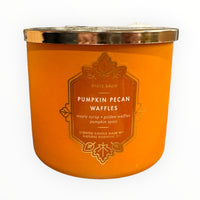 Bath and Body Works Pumpkin Pecan Waffles 3 Wick Candle 14.5 oz EasyOptionXY LLC