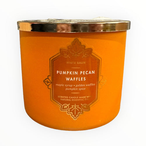 Bath and Body Works Pumpkin Pecan Waffles 3 Wick Candle 14.5 oz EasyOptionXY LLC
