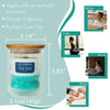 Sea Salt Scented Candles for Home - Jar Candles 8.4 oz - Wooden Wick Candles - Candles Gifts for Women - Aromatherapy Candles EasyOptionXY LLC