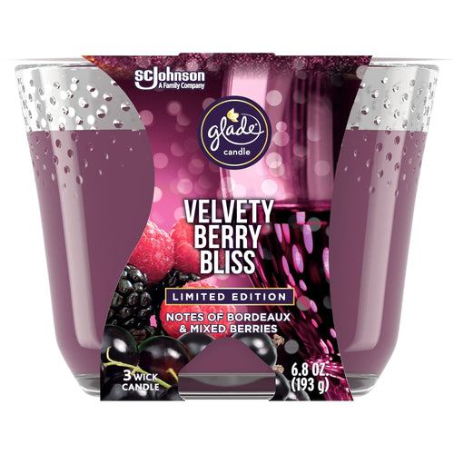 Glade 3 Wick Cndl Velvety Berry Bliss EasyOptionXY LLC