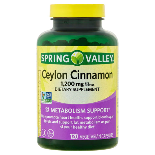 Spring Valley Ceylon Cinnamon Dietary Supplement; 1200 mg; 120 Count EasyOptionXY LLC