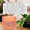 Cinnamon Clove Citrus 3-Wick Candle | Natural Soy Wax Candle for Home, 15.8 Oz Large Aromatherapy Candle for Relaxation, Scented Candle for Women and Men, Luxury Candle Gift for Him and Her EasyOptionXY LLC