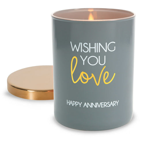 Pavilion Gift Company Wishing You Love Happy Anniversary, 7 oz, Glass (61152) EasyOptionXY LLC