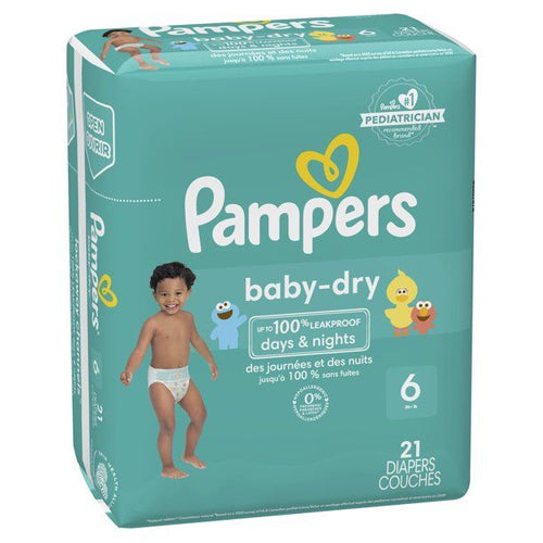 Pampers Baby-Dry Diapers Size 6, 21 Count EasyOptionXY LLC