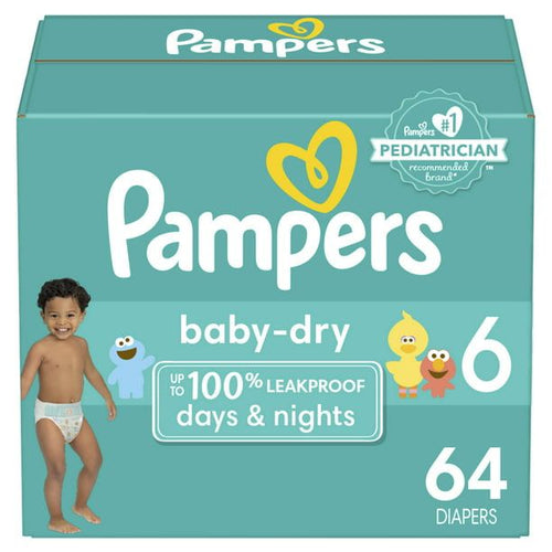 Pampers Baby-Dry Diapers Size 6, 64 Count EasyOptionXY LLC
