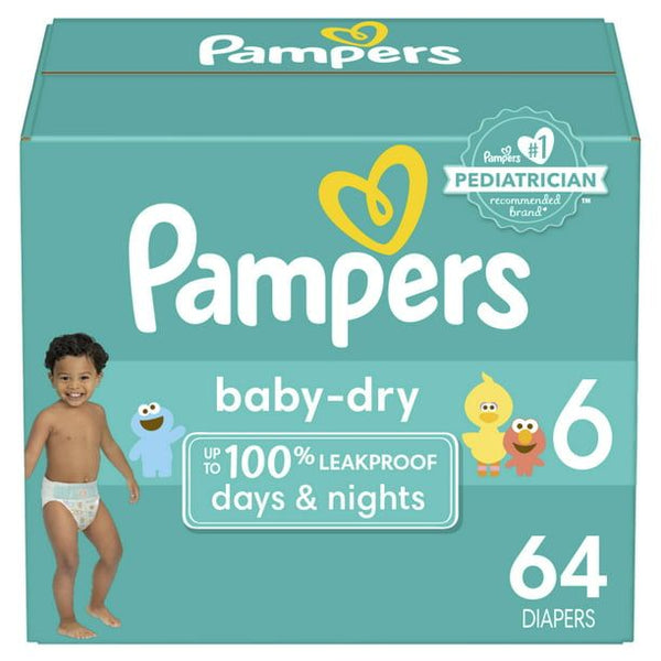 Pampers Baby-Dry Diapers Size 6, 64 Count EasyOptionXY LLC
